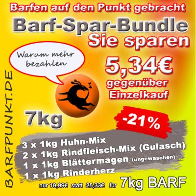 BARF Spar Bundle 7kg/4Sorten